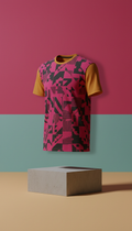 Camiseta gráfica ámbar urbano