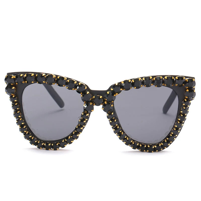 Gafas de sol con pedrería Rubí